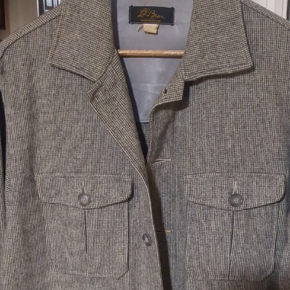 L.L. Bean Men's Tan Shirt Jacket